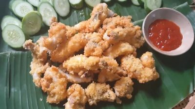 mực một nắng cô tô chiên xù